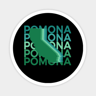 Pomona California Green Repeat Magnet